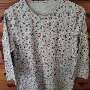 BLAIR THREE-QUARTER LENGTH SLEEVE KNIT TOP-NWOT